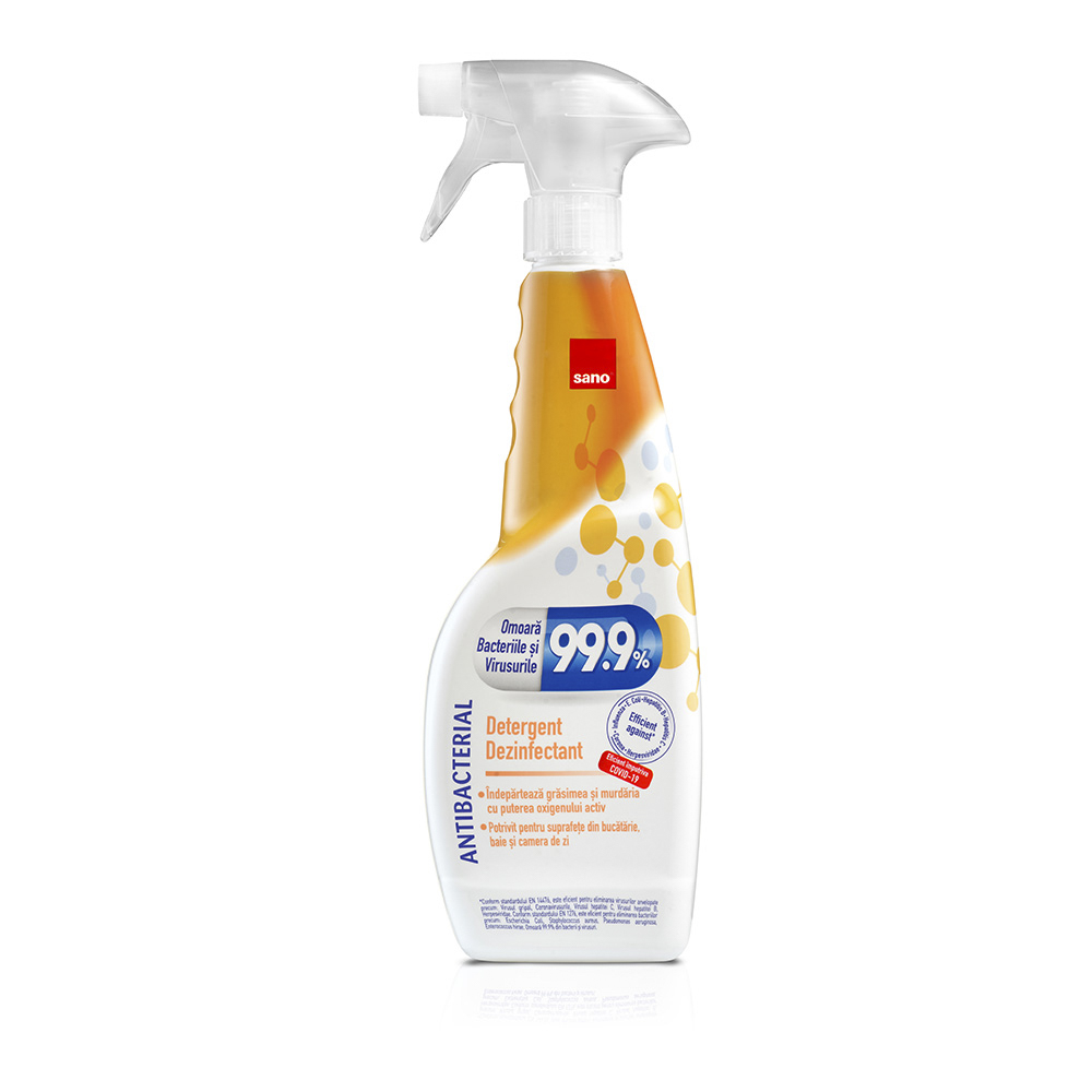 Spray dezinfectant universal SANO 99.9% 750ml sanito.ro imagine 2022 depozituldepapetarie.ro